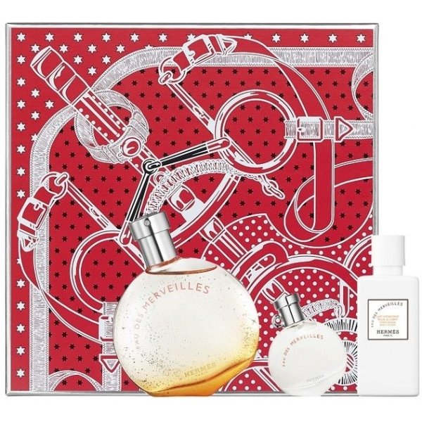 Coffret Fêtes en Hermès Eau des Merveilles, de Hermès eau de toilette Femme  | Le-Parfum.fr